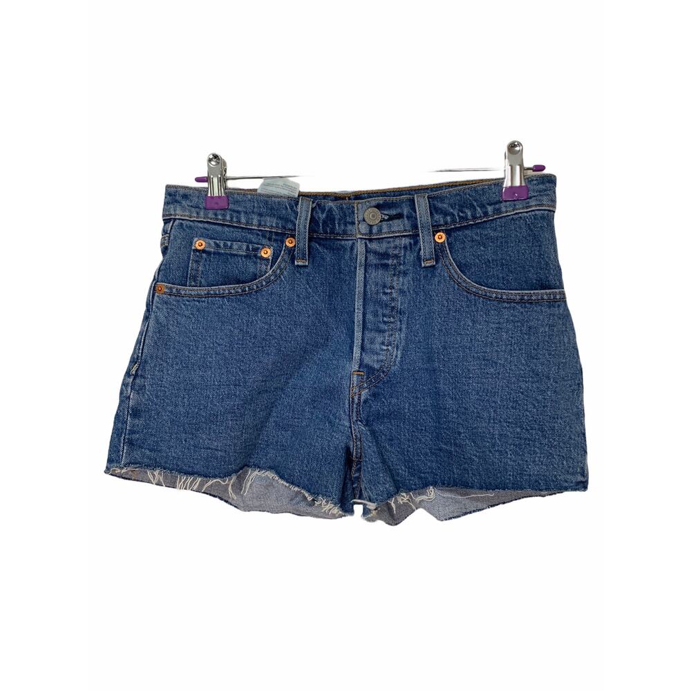 Levi 501 high waisted cut off shorts size 27 W NWT